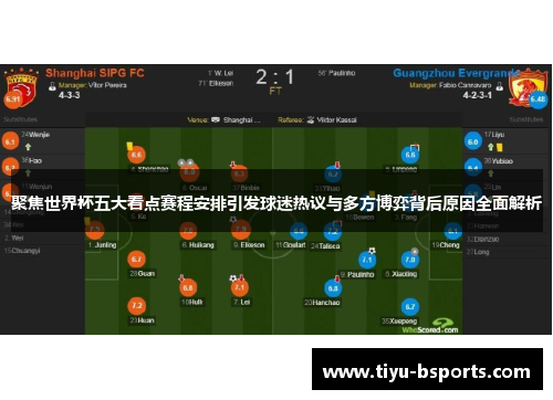 聚焦世界杯五大看点赛程安排引发球迷热议与多方博弈背后原因全面解析 聚焦世界杯五大看点赛程安排引发球迷热议与多方博弈背后原因全面解析
